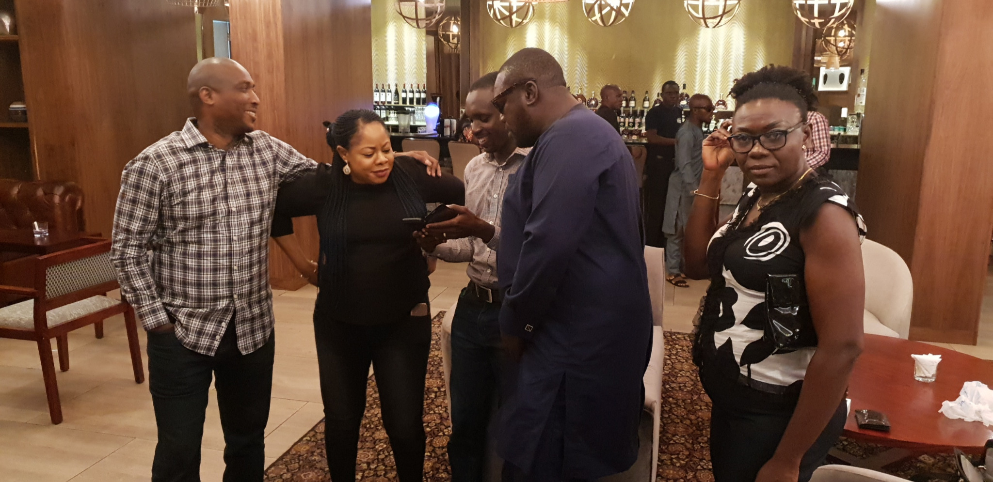 Alumni members sharing a candid moment during the 18 August 2018 gathering
