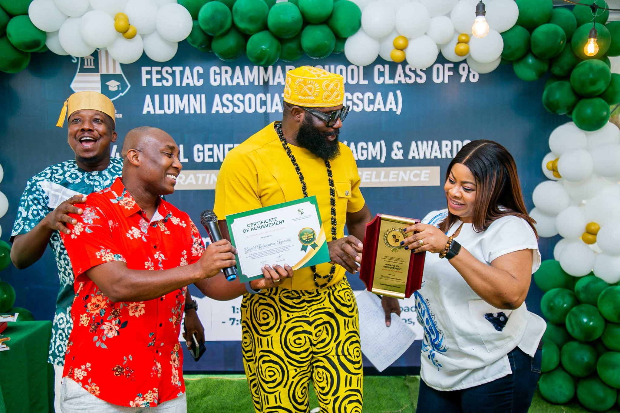 Awards presentation and fellowship