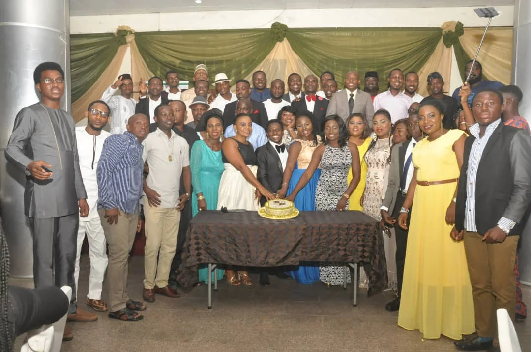Members gathered for a group photograph at the First End-of-Year Party, 2016 (photograph 2 of 2)