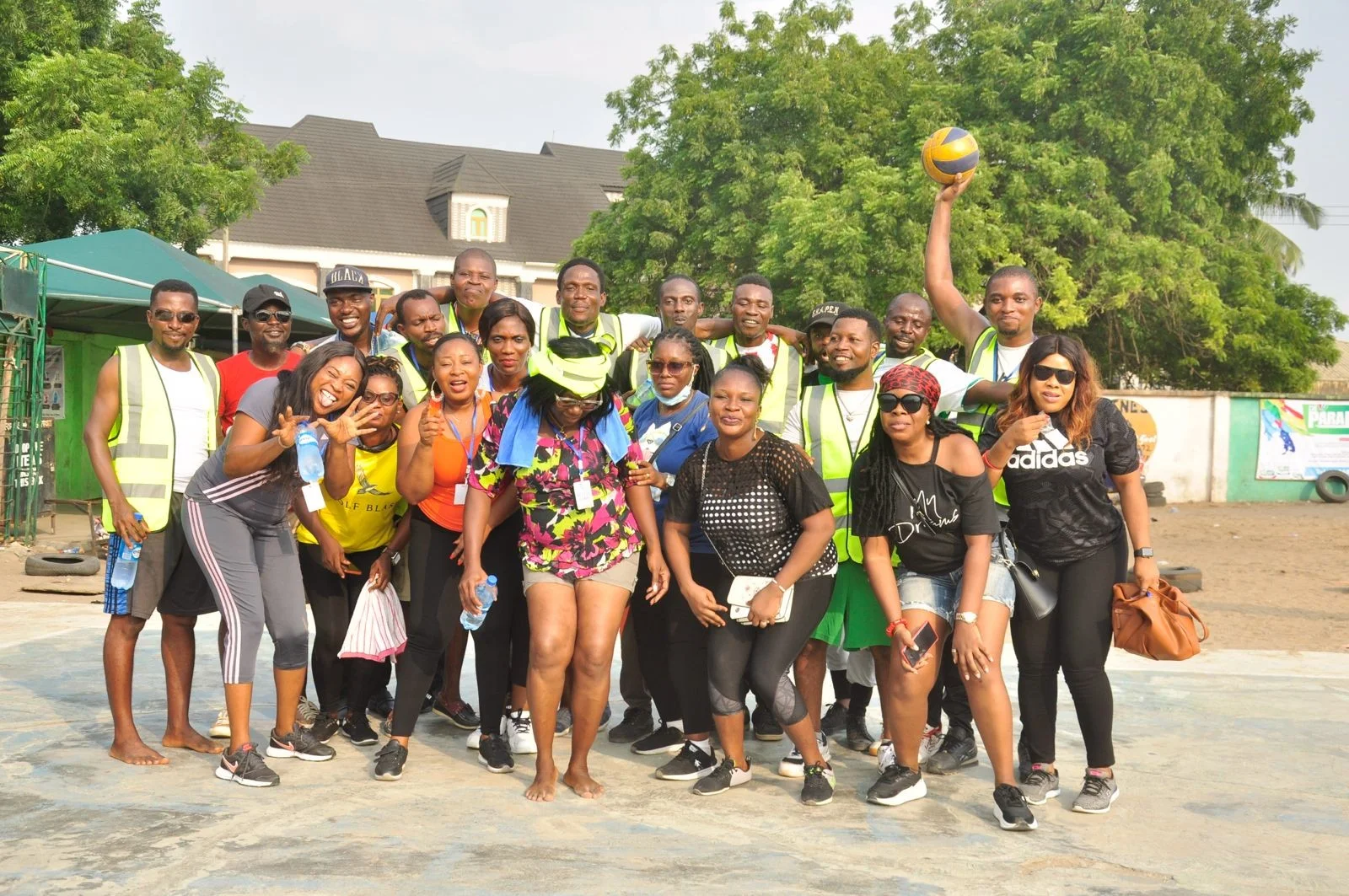 Members during the Homecoming sports and fellowship activities in 2020 (photograph 1 of 6)
