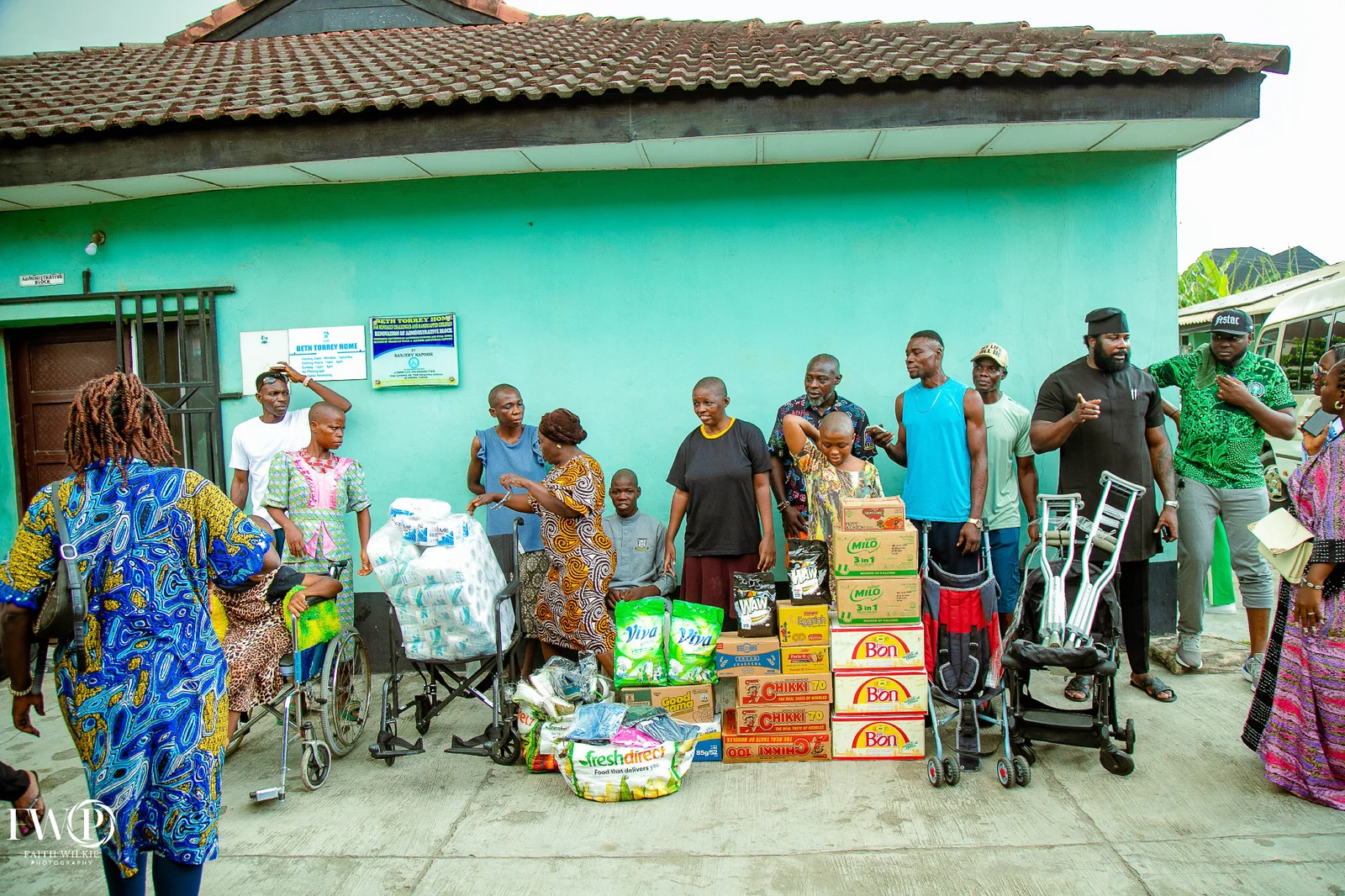 Members during the 2025 Homecoming community outreach (photograph 5 of 7)