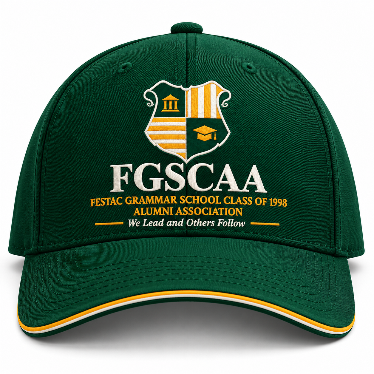 FGSCAA green cap with the Association crest.
