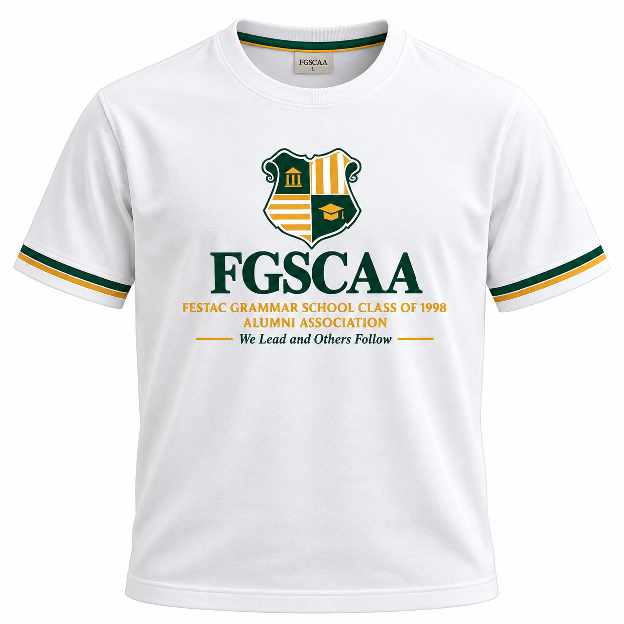 Official FGSCAA white T-shirt